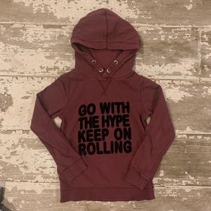 Go with the hype hooded sweatshirt